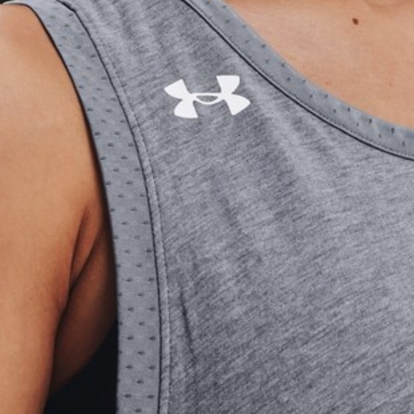 NWT UNDER ARMOUR Gray Stadium Tank Top Medium - Picture 1 of 8